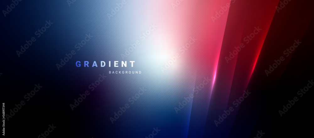 Obraz premium Abstract blurred color gradient background vector. 