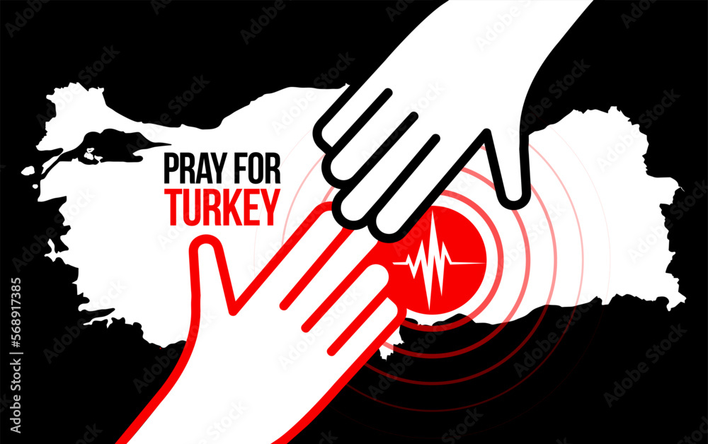 Helping hand to earthquake victims. Pray for Turkey. Turkey earthquake