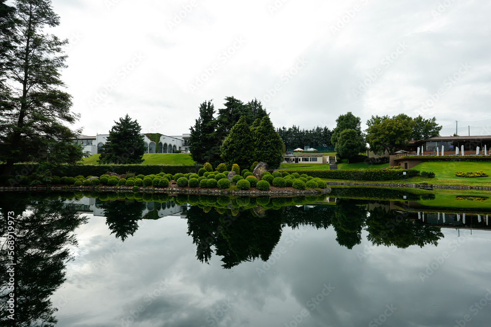 Fototapeta premium golf camp landscape