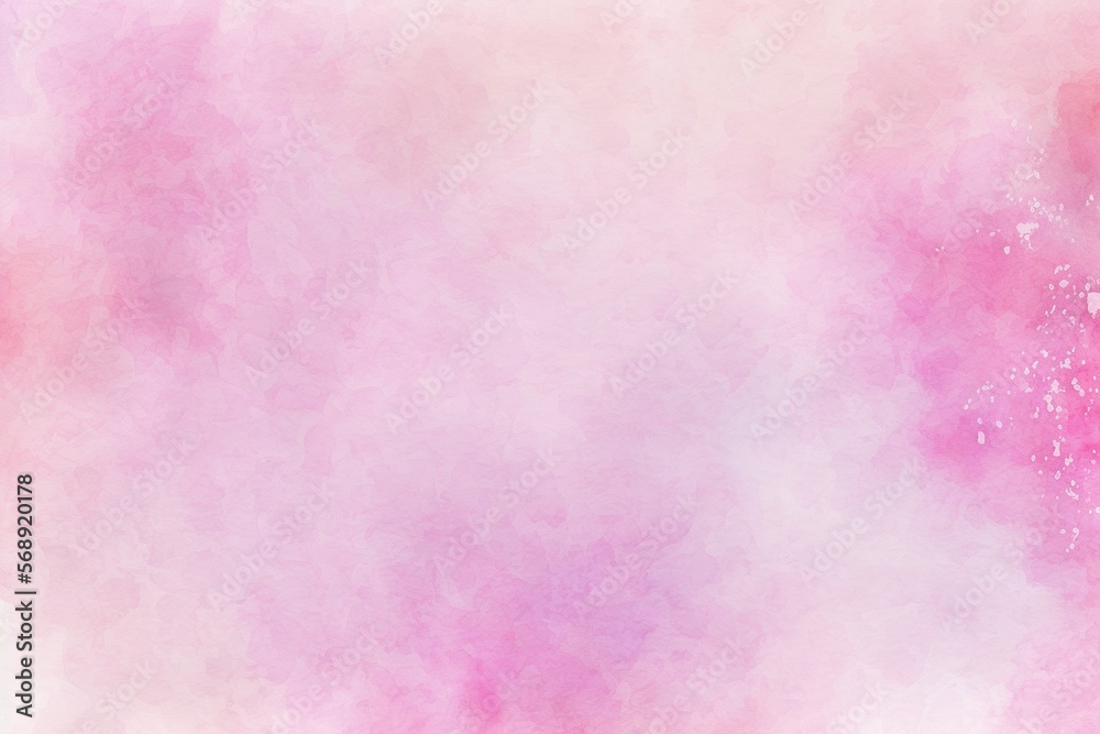 Abstract pastel pink watercolour background. AI generated 