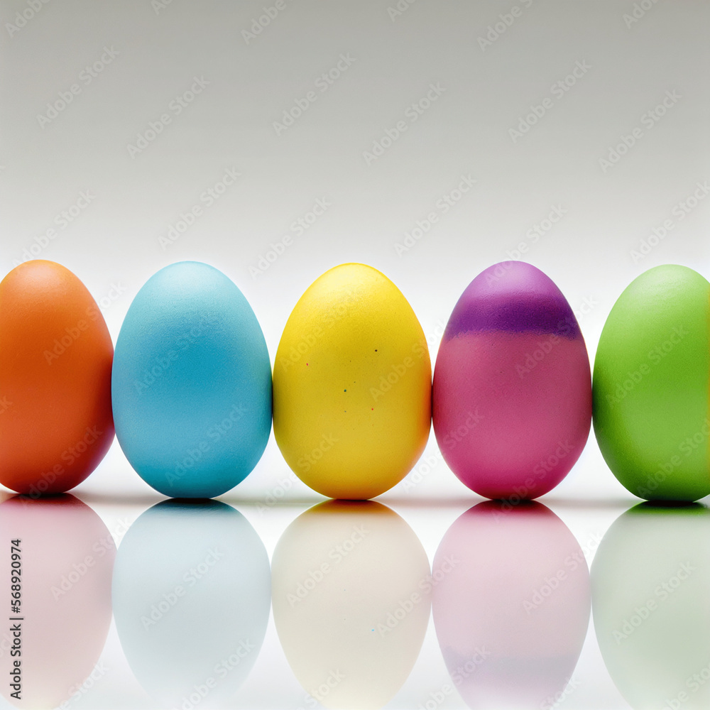 Easter egg , Cute adorable Easter eggs background. Group of colorful eggs cartoons characters Easter egg , Cute adorable Easter eggs background. Group of colorful eggs cartoons characters
