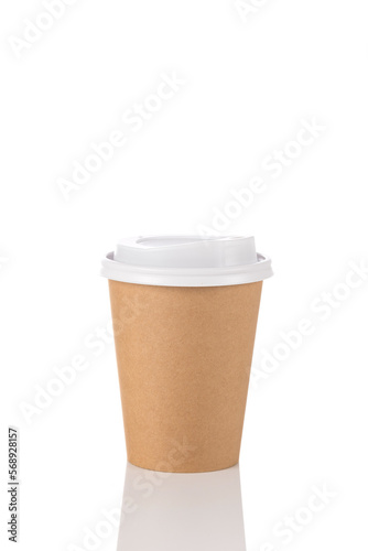 Empty Paper cups background
