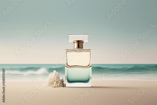 Fotografia Perfumery, luxury fragrance in nautical style