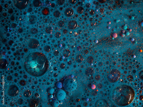 Wallpaper Mural watercolors and oil artistic macro photography, behaviour of oil and water when brought together Torontodigital.ca