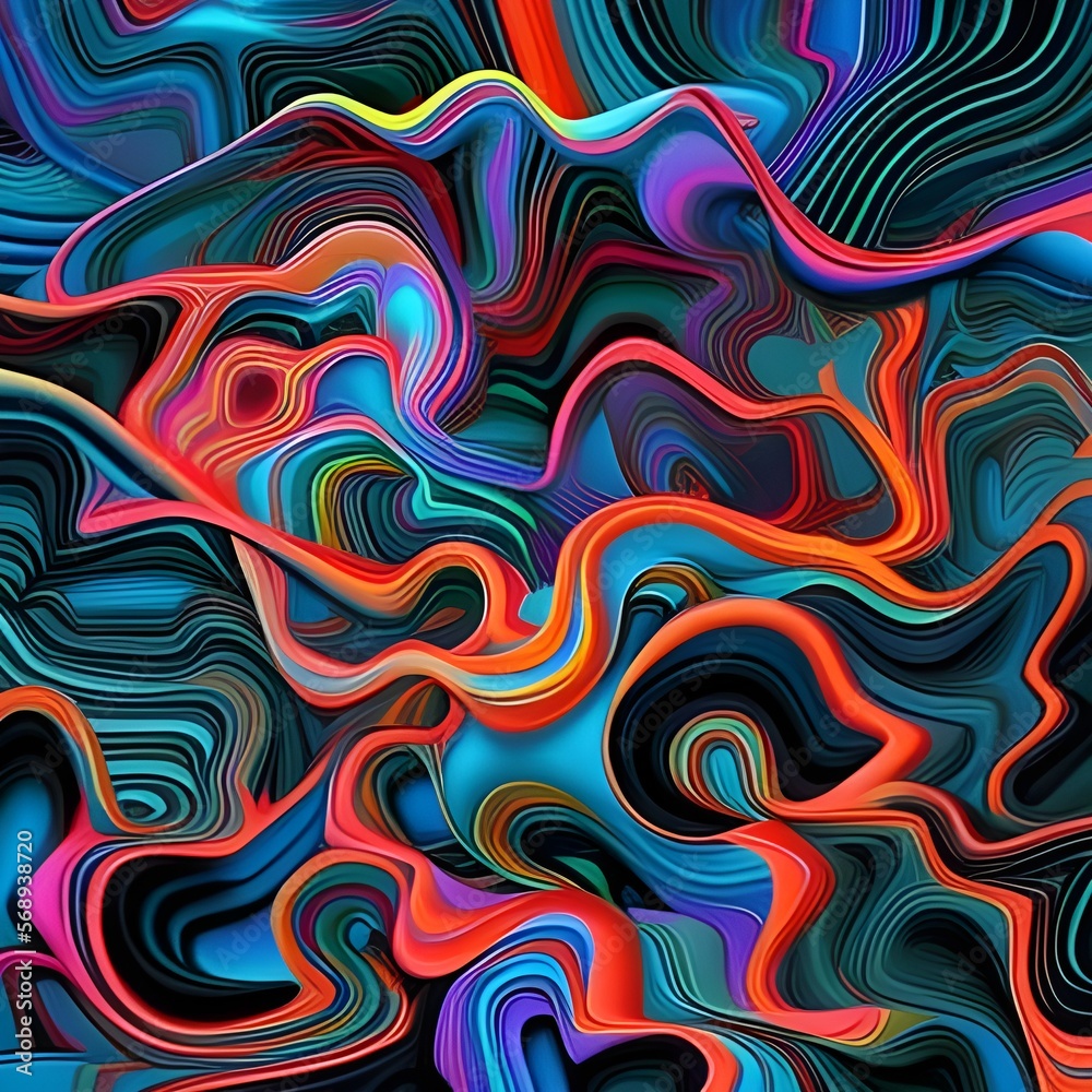 Colorful abstract fluids 21 Colorful abstract fluids 21