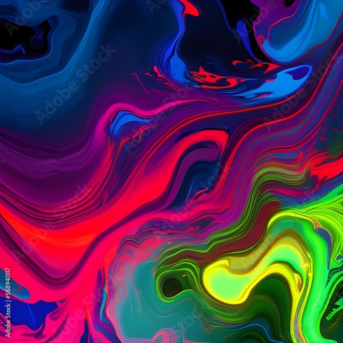 Colorful abstract fluids 14