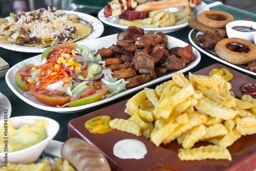Set of appetizers Set of appetizers