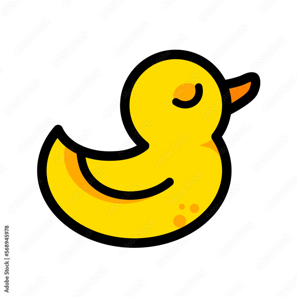duck, rubber duck - vector icon duck, rubber duck - vector icon