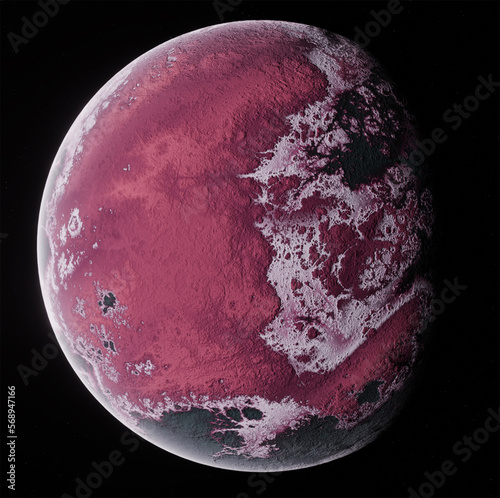  Planet, space, 3d illustration, 3d rendering