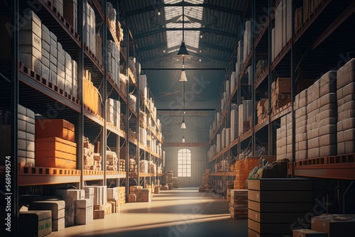 A warehouse is a building for storing goods. Warehouses are used by manufacturers, importers, exporters, wholesalers, transport businesses, customs, etc. AI generated