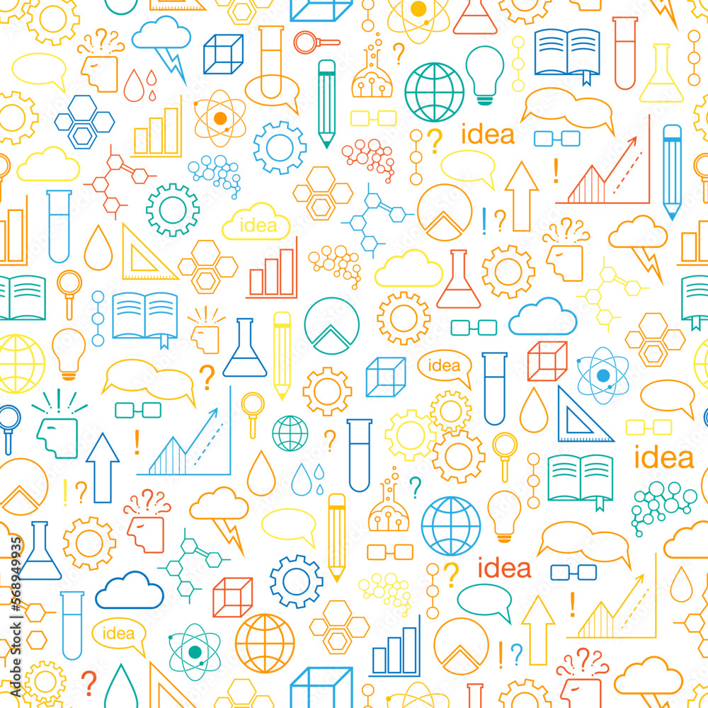 Inspiration and idea. Seamless pattern. Inspiration and idea. Seamless pattern.