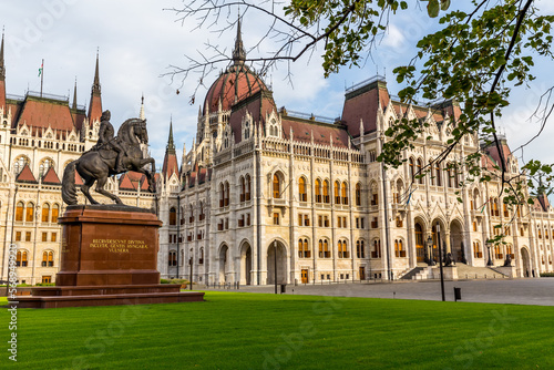 Budapest Parliament and Equestrian Monument, Hungary