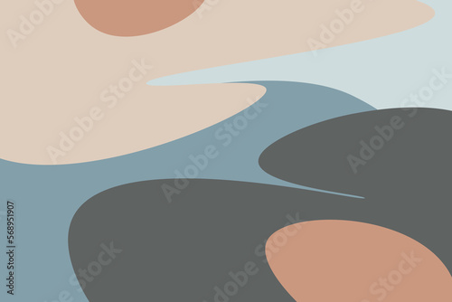 Wallpaper Mural Vector abstract background. Banner. Poster. Abstraction. Background. A color scheme. Marketing. Minimalism. Spring. Torontodigital.ca