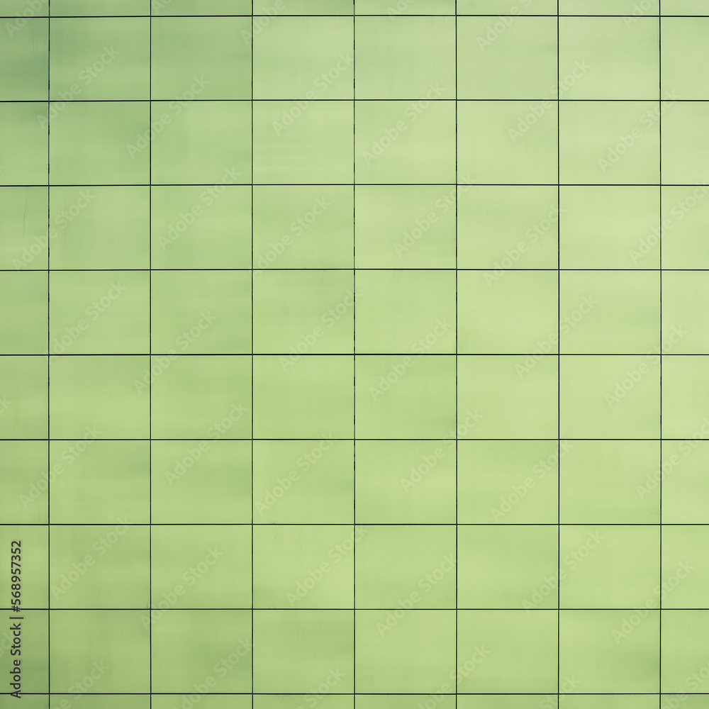 Beautiful greenish toilet, kitchen, bathroom - smooth square tiles ...