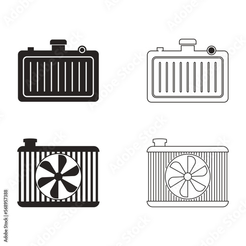 car radiator icon
