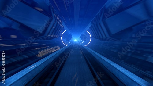 Fast moving spaceship