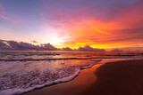 Sri Lanka zachód słońca ocean