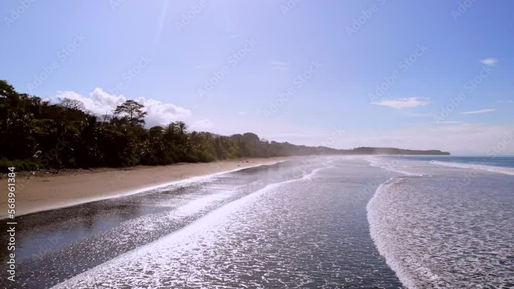 Aerial view of Playa Hermosa, Guanacaste, Costa Rica