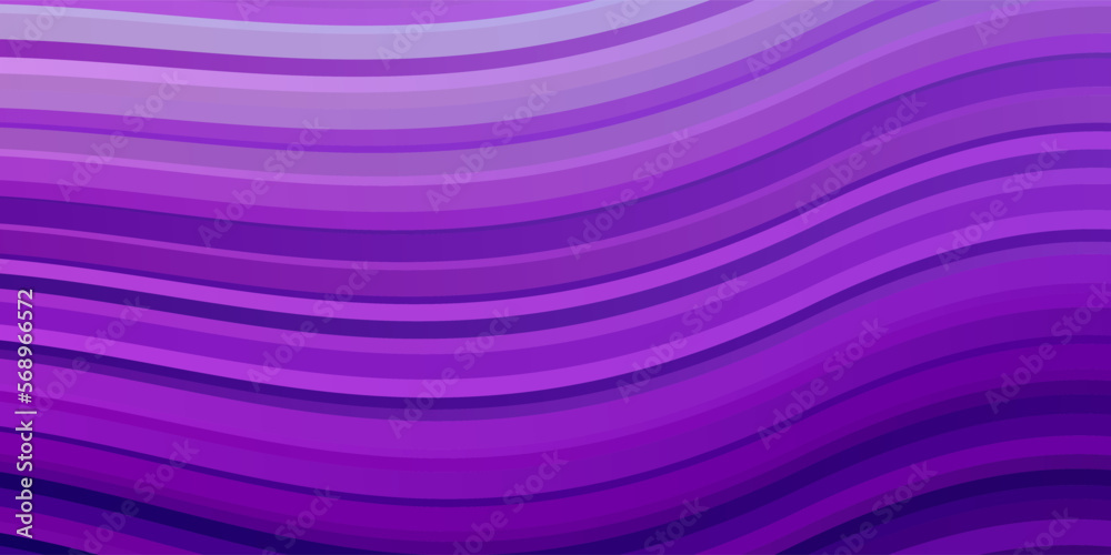Light Purple vector pattern with curved lines. Light Purple vector pattern with curved lines.