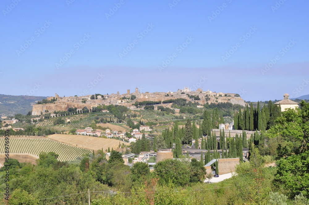 Panoramic view of Orvieto, in Umbria