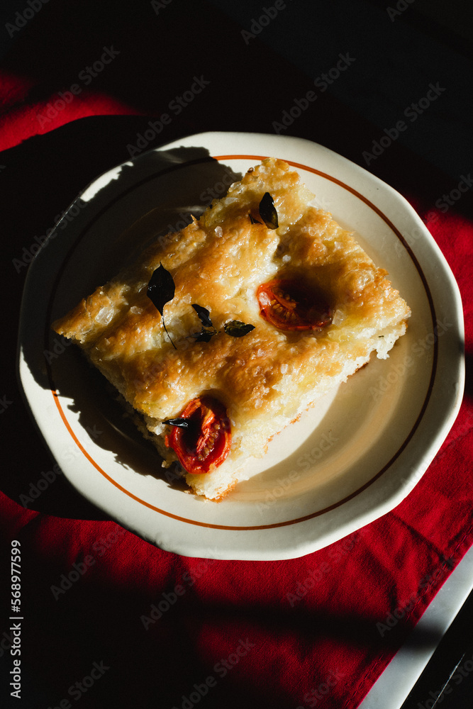 Tomato Basil Focaccia Tomato Basil Focaccia