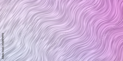 Light Purple, Pink vector layout with curves.