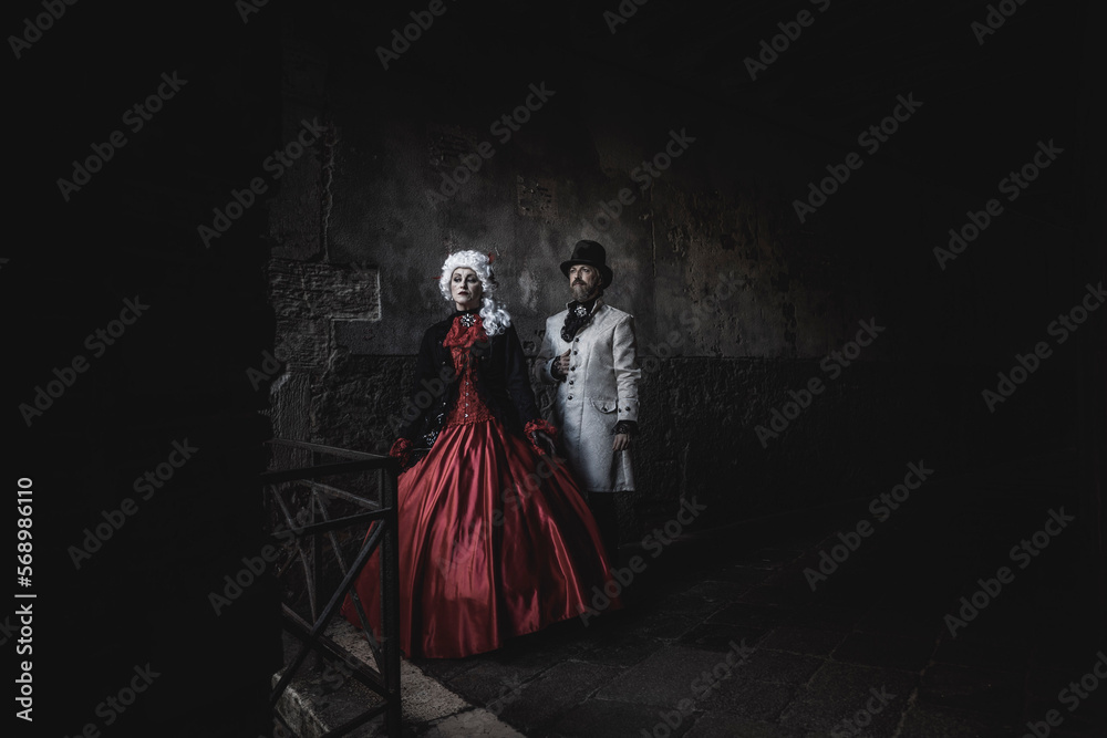 Duca e duchessa, costumi carnevale uomo donna Duca e duchessa, costumi carnevale uomo donna