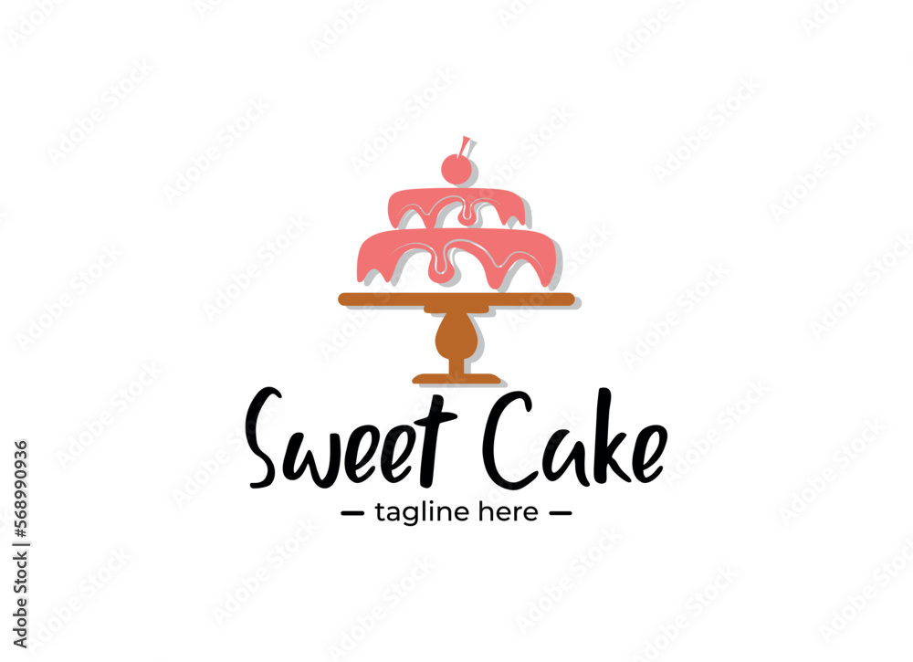 Sweet Cake Logo Cupcake Logo Icon Sweet Cake Logo Cupcake Logo Icon