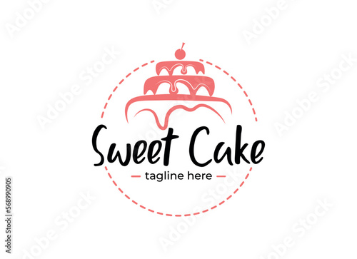 Sweet Cake Logo Cupcake Logo Icon