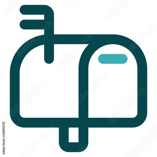 mail box icon for illustration