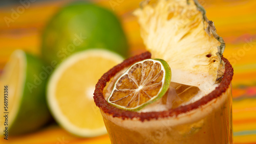 orange juice and lime