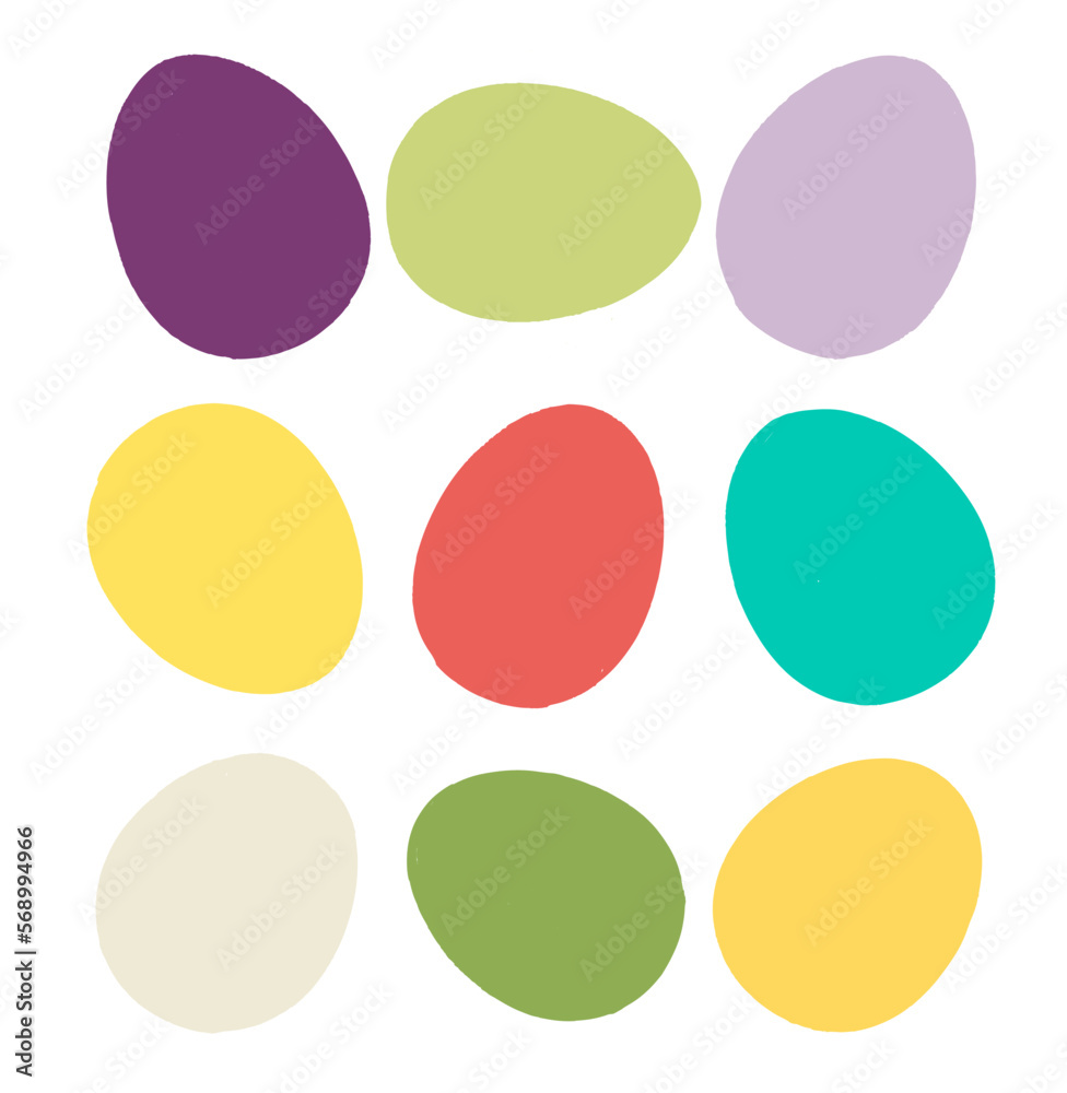Set Circle Blots isolated Set Circle Blots isolated