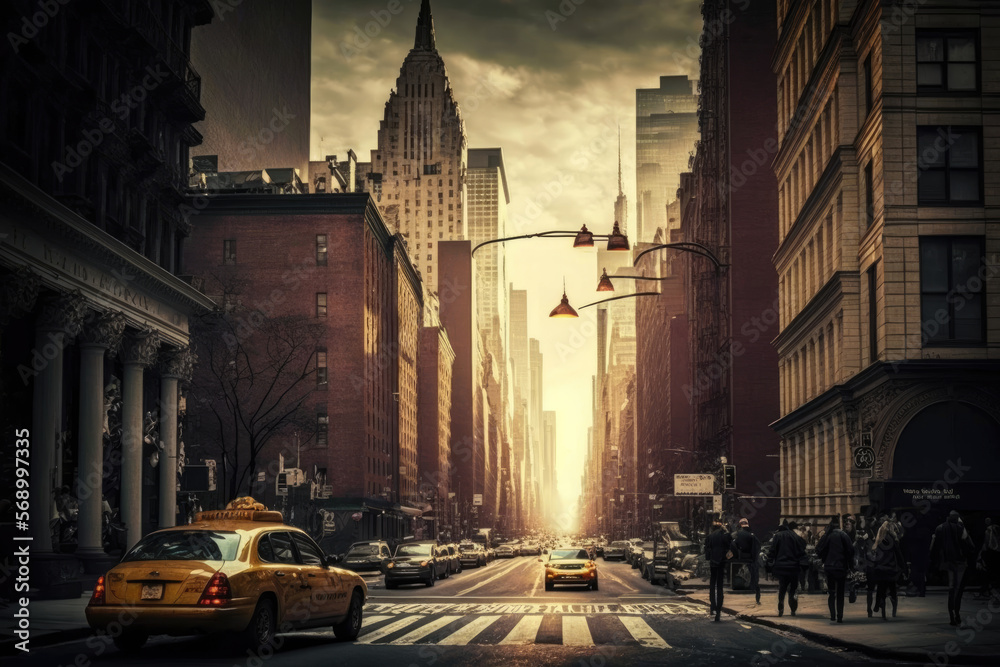 The Majestic Metropolis: A Landscape of New York City