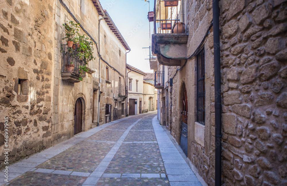 Hoyos, beautiful little town in Sierra de Gata, Spain