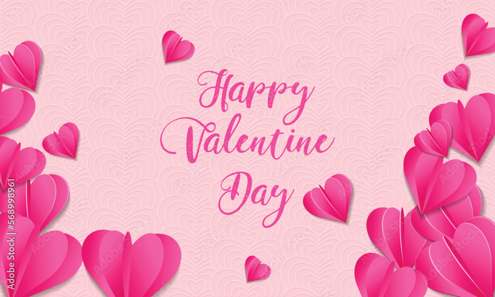 happy valentine day card,banner,background,vector illustration