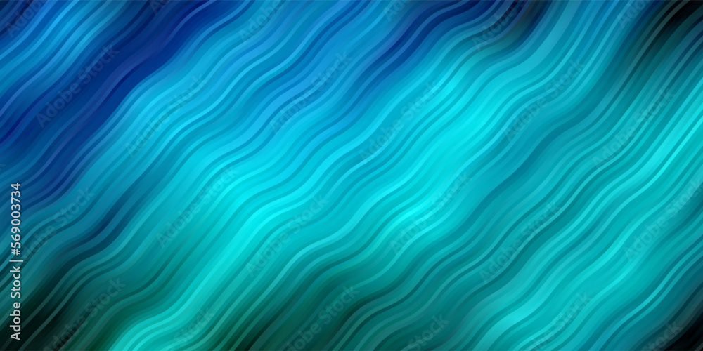 Light BLUE vector background with bent lines. Light BLUE vector background with bent lines.