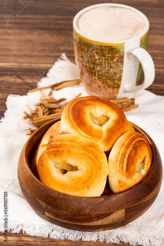 Pandequeso Or Cheese Bread - Traditional Colombian Gastronomy photo