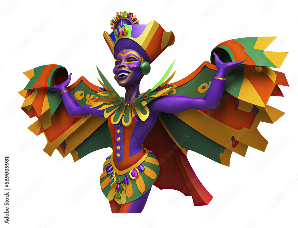 mardi gras dancer