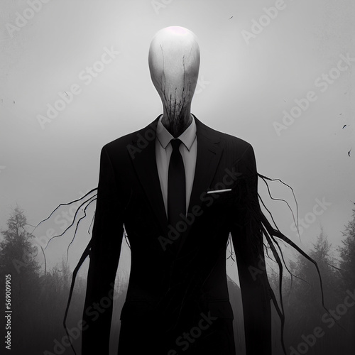 slenderman Scary Stories Creepypastas horror, generative AI