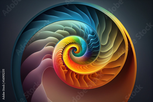 Abstract fractal background  