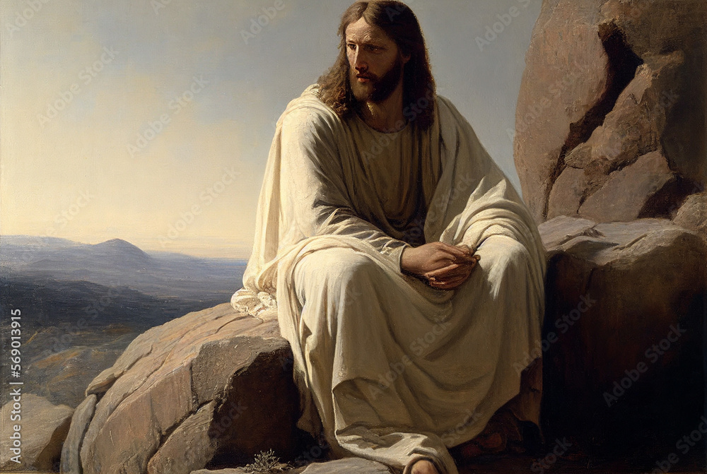 sitting with jesus