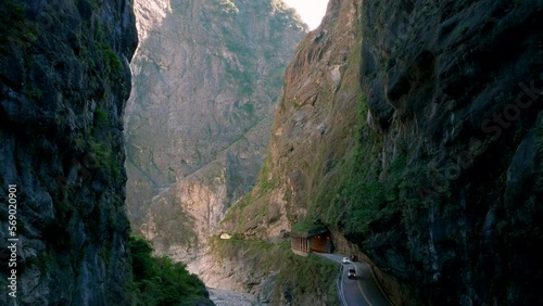 Aerial view of Taroko gorge. Taroko National Park,Taiwan.
 photo