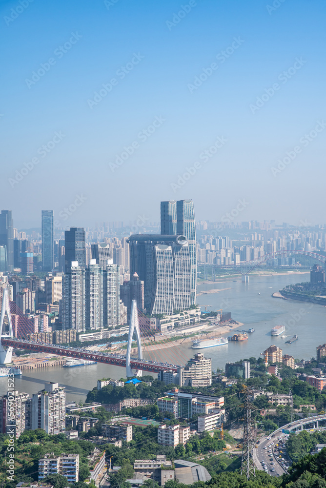 China Chongqing urban architectural scenery