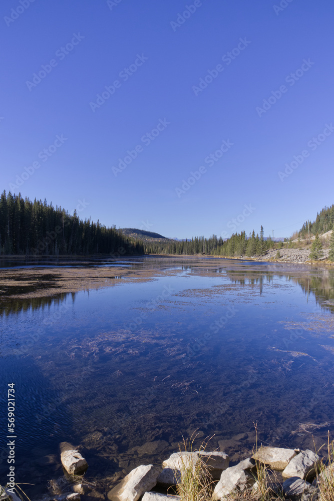 Fototapeta premium Beaverdam Campground on a Clear Day