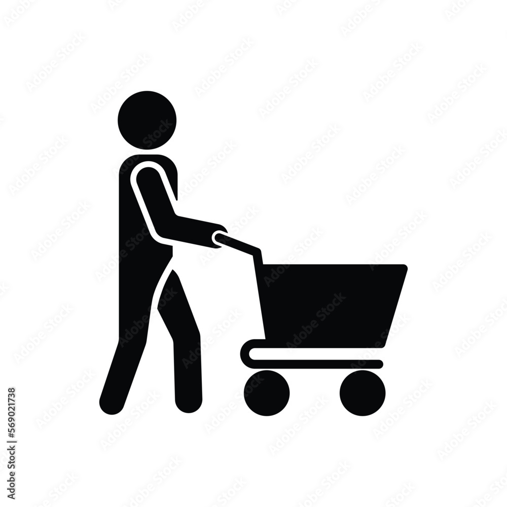 Trolley icon vector design template