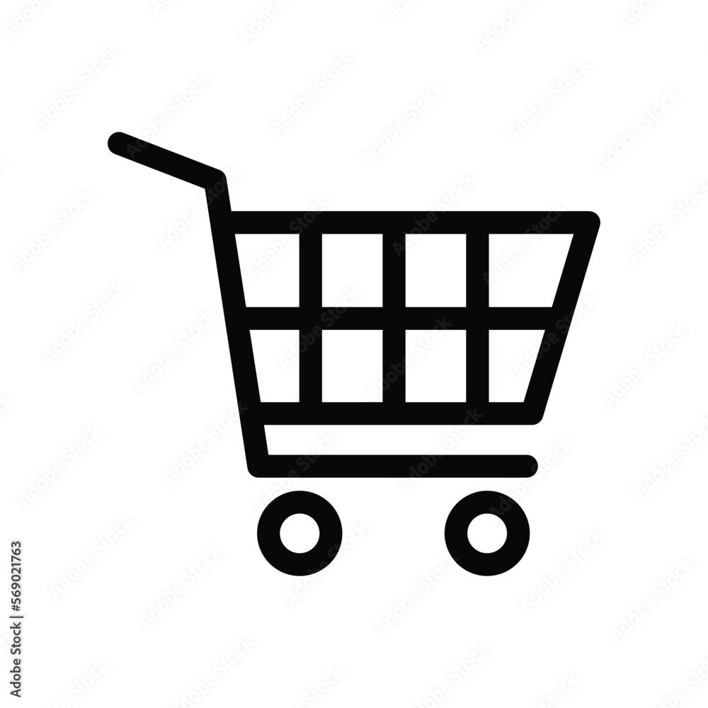 Trolley icon vector design template Trolley icon vector design template