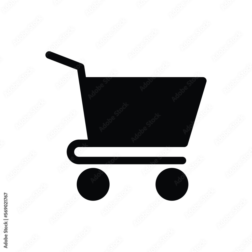 Trolley icon vector design template Trolley icon vector design template