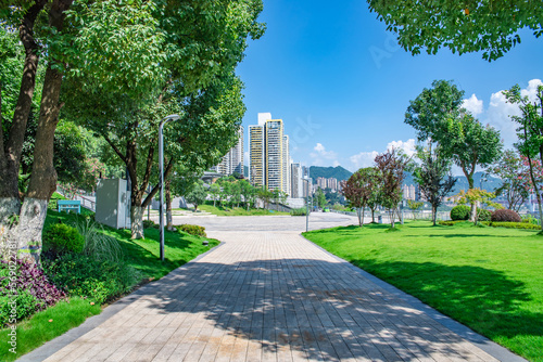 Scenery of Danzishi Park in Chongqing, China