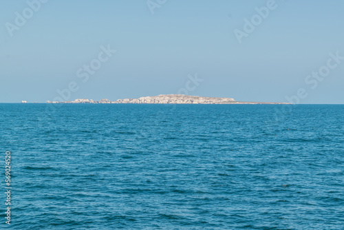 Fullshot of Marietas island in puerto vallarta  photo