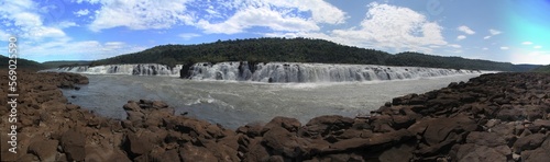 Yucumã Falls the largest longitudinal waterfall in the world photo